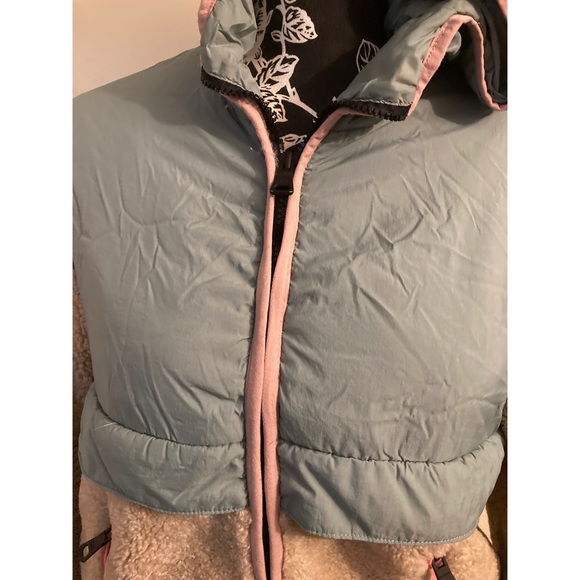 ZARA GIRL COMBINATION FLEECE SPORTY JACKET - Picture 4 of 10
